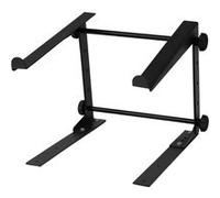 Ibiza Support pour PC portable / régie DJ SLAP100 – Réglable, pieds et serre-joints – Noir