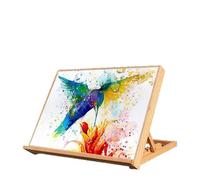 Support d'ordinateur portable en bois de hêtre pour artistes avec design flexible et durable - Support compact et portable en hêtre