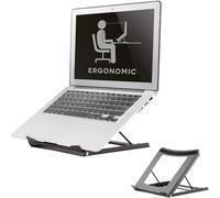 Support dordinateur portable Neomounts NSLS075BLACK réglable en hauteur, inclinable
