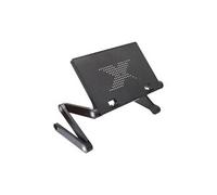 Support d'ordinateur portable njs réglable avec ventilateur usb et porte-souris