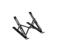 Support d'ordinateur portable pliable en alliage d'aluminium portable léger pour ordinateur portable - Noir