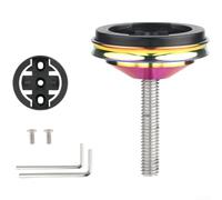 Support d'ordinateur pour casque de vélo Garmin pour Bryton et Wahoo | Convient pour Garmin, Bryton, Wahoo, ordinateurs igps, compatibilité, maintien sûr, cyclisme essentiel (A)