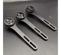 Support d'ordinateur pour guidon de vélo en alliage d'aluminium et ABS compatible avec les unités de cyclisme Garmin Bryton Trou de montage Distance centrale 7,5 mm 45 mm (pour Cateye)