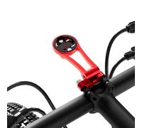 Support d'ordinateur réglable de 32 mm pour Garmin Edge Explore, en alliage d'aluminium, support avant pour GPS, lampe de poche et caméra d'action, compatible avec Bryton, Wahoo et Cateye Rouge