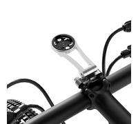 Support d'ordinateur réglable de 32 mm pour Garmin Edge Explore, en alliage d'aluminium, support avant pour GPS, lampe de poche et caméra d'action, compatible avec Bryton, Wahoo et Cateye Gris