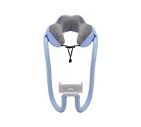 Support D'Oreiller de Cou de TéLéPhone pour le Support RéGlable de TéLéPhone Portable de D'Avion avec L'Oreiller Flexible de Bras de Tablette