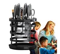 Support d'organisateur de coupeur rotatif, bloc de coupe rotatif | Support de coupe-légumes rotatif, portable et étanche, support pour la maison