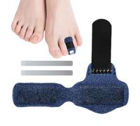 Support d'orteil cassé - Attelle d'orteil respirante pour orteil cassé - Attelle cassée durable, correcteur réutilisable pour orteils courbés, inconfort des orteils, redressage des o