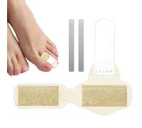 Support d'orteil cassé, Attelle d'orteil respirante pour orteil cassé, Correcteur d'orteils rembourré, redresseur d'orteils durable pour orteils bouclés, orteils courbés, inconfort des