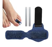 Support d'orteil cassé - Redresseur d'orteils respirant pour orteils tordus - Attelle d'orteil cassé réutilisable, correcteur Portable pour femmes, alignement des orteils, bouclés