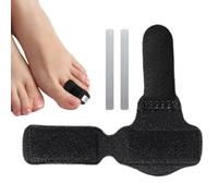 Support d'orteil cassé | Redresseur d'orteils respirant pour orteils tordus,Redresseurs d'orteils, enveloppes réutilisables, attelle d'orteil cassée rembourrée pour hommes, femmes, aligneme