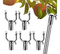 Support d'orthèse d'arbre | Dispositif de support de béquille d'arbre en métal - Piquets en alliage pour redresser les fruits pour fleurs, jardin, extérieur, maison, légumes, grimpantes