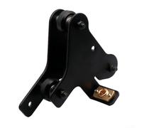 Support double axe Z pour CR-10 S4 S5 en aluminium épais avec finition noire électrophorétique et mise au point durable