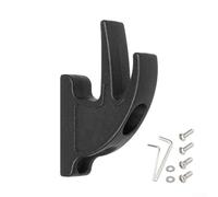 Support double crochet en alliage pour Xiaomi Pro et scooter, cintre à bagages robuste avec installation non destructrice pour transporteur d'épicerie (noir)