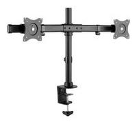 Support double-écran à fixer Goobay 17'-32' 9kg max - Noir Noir G