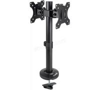 Support double-écran à fixer Tooq DB1132TN 32" (8kg max) (Noir)