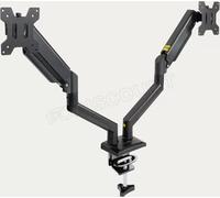 Support double-écran à fixer Tooq DB1434TNR-B 13"-34" (10kg max) (Noir)