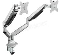 TooQ Technology Support Double écran à fixer de 13' à 32' (Argent) Argent G