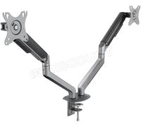 Support double-écran à fixer Tooq DB4132TNR 17"-32" (9kg max) (Gris)