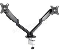Support double-écran à fixer Tooq DB5132TNR 17"-32" (9kg max) (Noir)