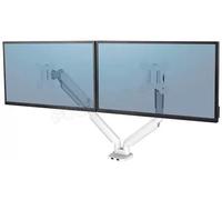 Support Double Ecran à poser Fellowes Platinium jusqu'à 27" (9 kg max/écran) (Blanc)
