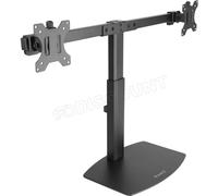 Support double-écran à poser Tooq DB1727TN 17"-27" (6kg max) (Noir)