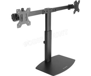 Support double-écran à poser Tooq DB1727TN 17"-27" (6kg max) (Noir)