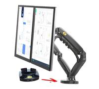 Support double écran, entièrement mobile, support pour écrans de 17 à 30 pouces, avec 2xusb3.0