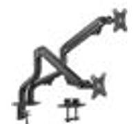 Gembird MA-DA2-02 support d'écran plat pour bureau 81,3 cm (32") Noir
