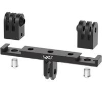 Support Double En Aluminium Pour Gopro, Adaptateur De Caméra À Double Support, Trou D'Extension De La Griffe Froide Pour Caméra D'Action[Camera615]