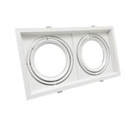 Support Double Encastrable pour Ampoules LED AR111
