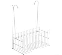 Support Douche Mural Charge Lourde 10kg Max([White] 1146#W) | Installation perÃ§age, fort, kit inclus, protÃ¨ge les murs, pour idÃ©al location