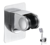 Support Douchette, 3M Autocollant Support Pommeau de Douche Sans Percage de Douche Mural Détachable Avec à Angle Réglable, Imperméable, Fixation Pommeau de Douche pour Salle de Bain Hôtel