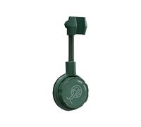 Support Douchette Support de douche à ventouse réglable, support de pomme de douche universel, support de salle de bain, buse de Base, sans poinçon(Dark Green)