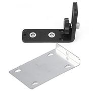 Support d'outil de nivellement magnétique en forme de L avec filetage de 5/8 pouces - Support de mesure mural pour outils de nivellement industriels - Compatible avec les unités