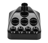 Support d'outil de tatouage Stand de microblading pigment à encre encre tasse de stylo Organisateur en plastique souple pour tatouage et professionnels noirs 9x7.5x4cm