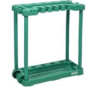 Support d'outils de jardin - YATO - 84 cm - Roues solides - Nombreux compartiments - Construction plastique