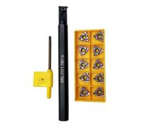 Support d'outils de tournage, outils de coupe de tour, acier allié, SNL0013M16 Barre d'alésage à filetage interne gauche 10 pièces 16ER AG60