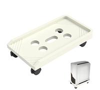 Support d'unité centrale Support CPU sous le chariot de boîtier PC de bureau avec 4 roulettes roulantes, support de sol for tour PC support de chariot mobile boîtier CPU étagère de protection Stand De