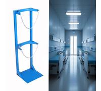 Support durable pour bouteilles d'oxygène - Support pour bouteilles d'acétylène et d'oxygène pour cliniques, utilisation intérieure/extérieure, porte-bouteille facile d'accès, 30 cm (11,75")