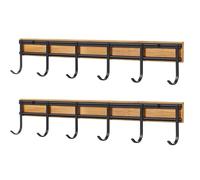 Support d'ustensiles de cuisine - Support mural magnétique de couteau | CUCHORLERY SOPTER JOINT DE 2 | Support mural 6 crochets pour armoire de cuisine.
