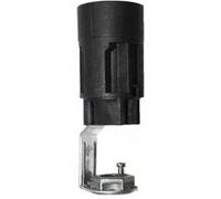tibelec Douille support bougie 716130 E14 6,5 cm Plastique/Métal 8,5–10,5 cm Noir