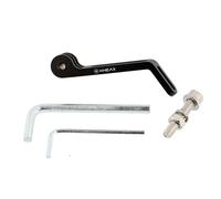 Support éclairage vélo fixation fourche Kheax Khomam/Vega/Zubra Noir