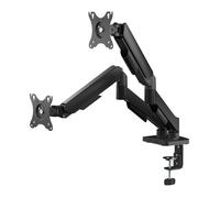 T'nB – Support double moniteur ErgoMeca – Réglage multi-axe 360° – 17–32 pouces, 8 kg – Noir