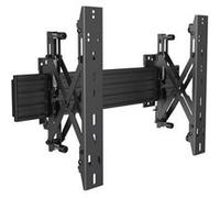 Equip 650355 Support Mural TV Push-In Pop-Out 37"-65" (94-165.1cm), Charge Max 30kg, VESA 100x100-600x400, Inclinaison +/-3°, Acier