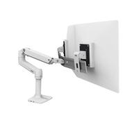 Support Écran - Ergotron - LX Desk Dual Direct Arm - Blanc - Jusqu'à 32 pouces - Kit de montage complet