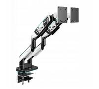 Support ecran - fixation ecran Diablo chairs Support double écran RVB X-Arm pour écrans 49 pouces noir et blanc''