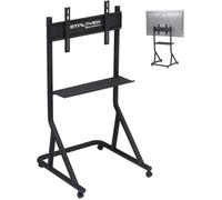 Support écran - GTPLAYER - pour cockpit simu - 32-65"" - Hauteur réglable - Roulettes