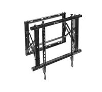 Support Ecran Mural pour Vidéo,TV & Panneaux Tactiles de 40-70 Pouces,Poids jusqu'à 45 kg, VESA 75x75 - 600x400 mm,Mur d'Ecran LED PRO7M-B Noir