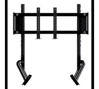 Support écran Oplite 100737 pour simulateur de vol et course en acier noir avec fixation réglable